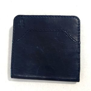 Frye billfold wallet navy